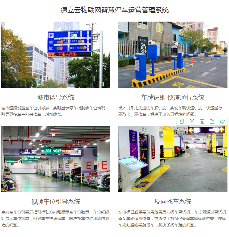 德立云物聯(lián)網(wǎng)智慧停車(chē)運營(yíng)管理系統